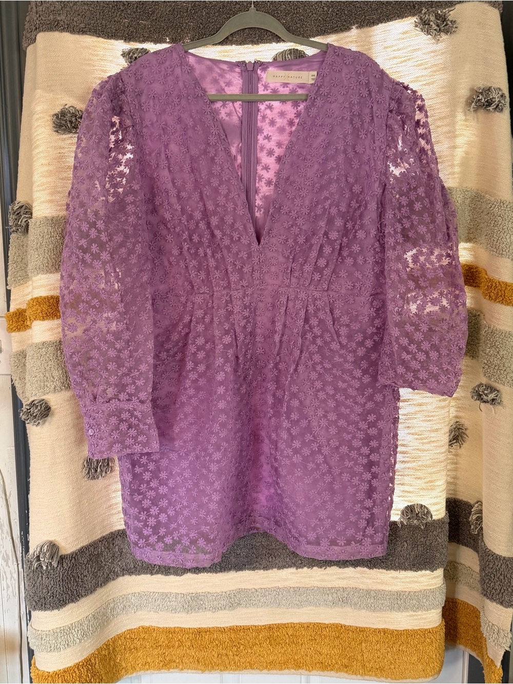 Happy X Nature Purple Dress Sz. XXL